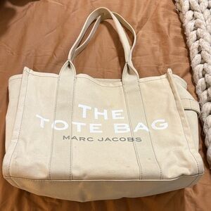 Marc Jacobs Cream Canvas THE TOTE BAG